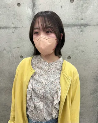 ミディアム 🌱ブリーチ・透明感 カラー/mapi🦭のヘアスタイル