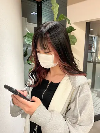 カラー RONND   Weg所属・海瑠万／メンズパーマ ／ブリーチ／フェードのヘアスタイル