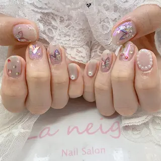 ネイル La neige* yuki 🥯🍑のネイルデザイン