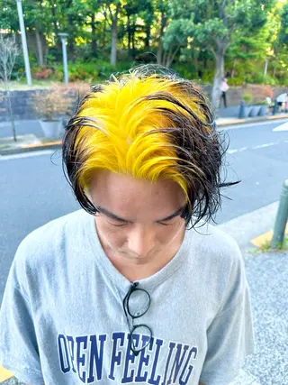 ショート カラー メンズ kai .のヘアスタイル