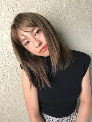 セミロング 🌼U24 ヘアデザインラボのヘアスタイル