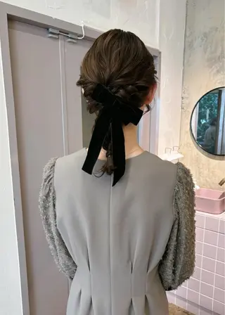 ミディアム ヘアアレンジ 西山 紗耶香🪽 透明感カラー/ボブのヘアスタイル