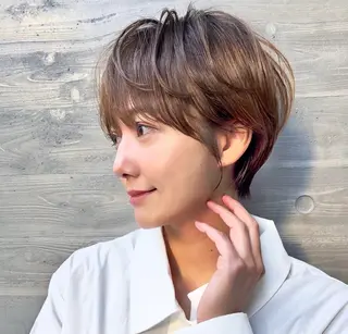 ショート 巻ける縮毛矯正/ボブ 小顔カット大和田拓夢のヘアスタイル
