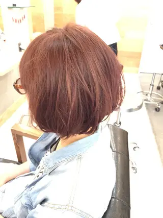 ショート カラー パーマ Hair  Design  One Charme所属・鳴海 悠のその他イメージ