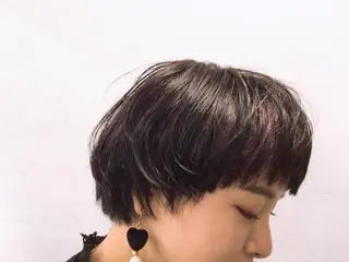 ショート カラー Strawberry所属・原田 志保のヘアスタイル