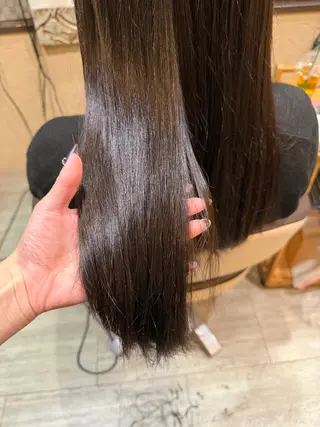 ロング 勘場 万菜華のヘアスタイル