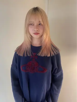 セミロング cut期間限定¥0 ／表参道／REMIのヘアスタイル