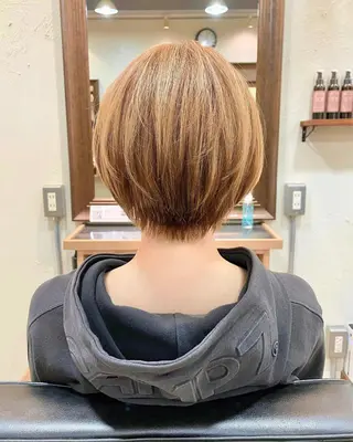 ショート カラー OPShair　ANELLO所属・ショート/ボブ/ メンズ/縮毛矯正のヘアスタイル