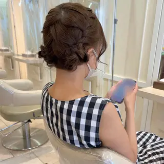 ミディアム ハイトーン/ブリーチ 栄/Sayakaのヘアスタイル