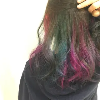 セミロング カラー きむえり/髪質改善 /セット/カラーのヘアスタイル