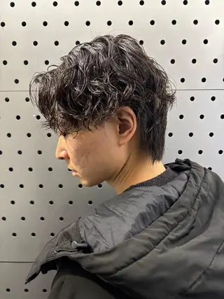 ショート パーマ メンズ mellow men 's MIZUKIのヘアスタイル