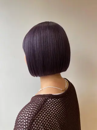 ショート ぷつっとボブ/ちゅる ピンク/mika☆のヘアスタイル