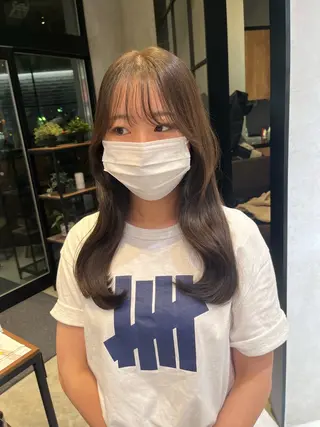 ロング カラー yuuri🎀/大宮 /韓国ヘア/レイヤーのヘアスタイル