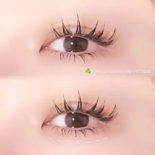 マツエク・マツパ Konoka 𐙚⸝⸝꙳のマツエク・マツパデザイン