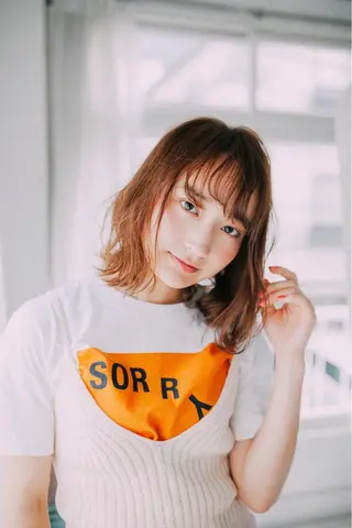 ミディアム Gemini代表 Maedaのヘアスタイル