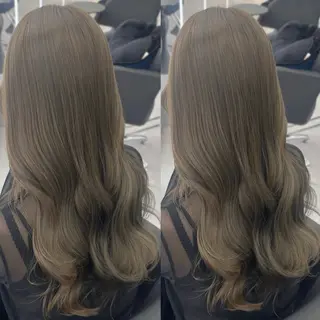 ロング カラー 心斎橋/ブリーチなし 髪質改善/レイヤーのヘアスタイル