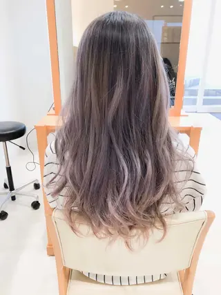 ロング カラー Days 透明感カラーのヘアスタイル