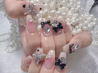 ネイル 🎀鈴音🎀 ワンホンネイルのネイルデザイン