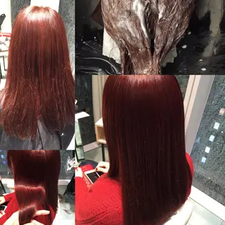 ミディアム セミロング ロング カラー Re:ta KANZOのヘアスタイル