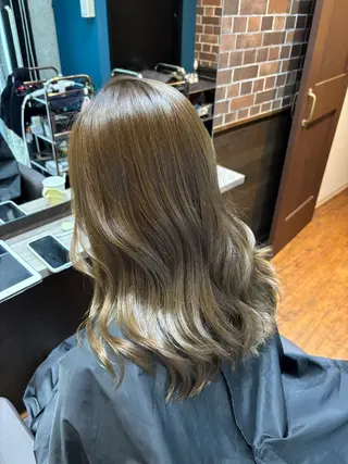 ロング ブリーチ/暖色❤️ 岸谷真幸のヘアスタイル