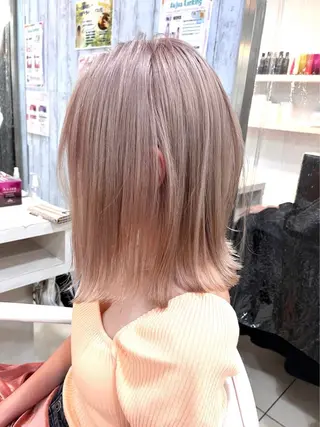 ミディアム カラー 🌻髪質改善カラー 🌻Yunaのヘアスタイル