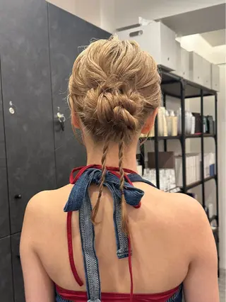 ミディアム ヘアアレンジ 銀座/ヘアセット シマムラ ミホのヘアスタイル