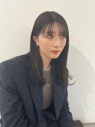 カラー MINX The pass所属・透明感ケアカラー/ レイヤー/ryokaのヘアスタイル