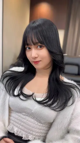 ロング カラー パーマ ヘアアレンジ ⭐️ショート/ボブ/ 艶カラー/りょうがのヘアスタイル