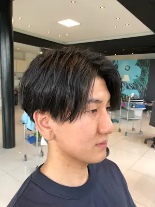 ミディアム メンズ 楠田 凌のヘアスタイル