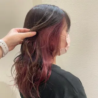 ロング カラー ヘアアレンジ 🚀MOEKA ᵕ̈ ハイトーン💫のヘアスタイル