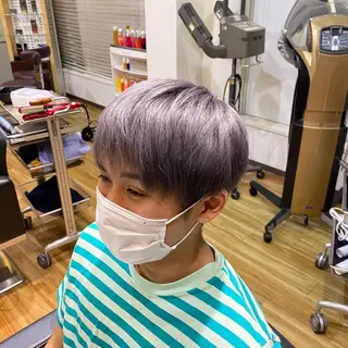 ショート カラー メンズ DOI   HAIR MAKE MODE所属・土井 祐之介のヘアスタイル