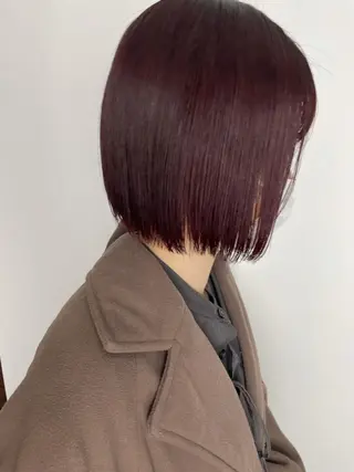 ショート カラー 🎀ボブ＋ハイトーン シュカ👶🏻のヘアスタイル