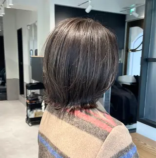 ミディアム DX SHARE SALON所属・matka白髪ぼかし 大人ヘア/KEIKOのヘアスタイル