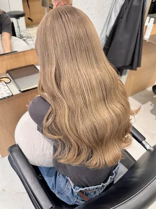 ロング GOAT_茅ヶ崎 キシ サクラのヘアスタイル