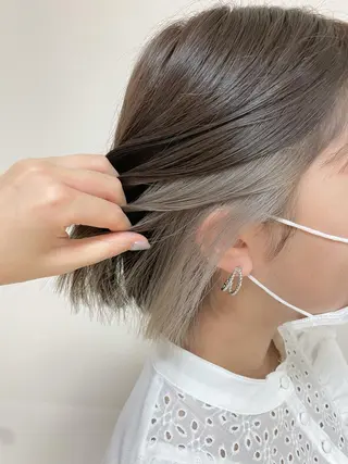 ミディアム カラー ヘアアレンジ 【Sweep】おじま のぞみのヘアスタイル