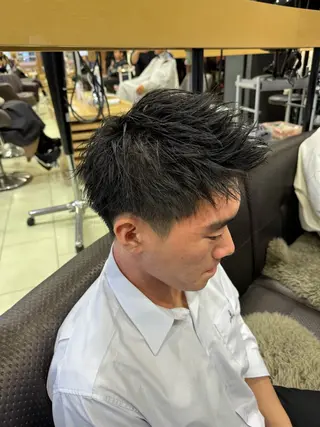メンズ レイヤー/スパイキー ショート/坂本翔のヘアスタイル