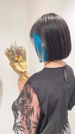 カラー 渋谷:インナーカラー ／🍒エリカ🍒のヘアスタイル