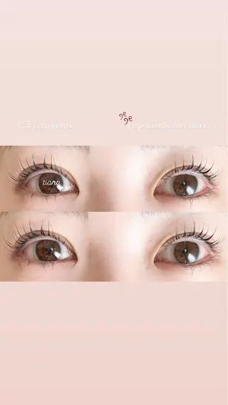 マツエク・マツパ ♡tiana juna˖ ࣪⊹のマツエク・マツパデザイン