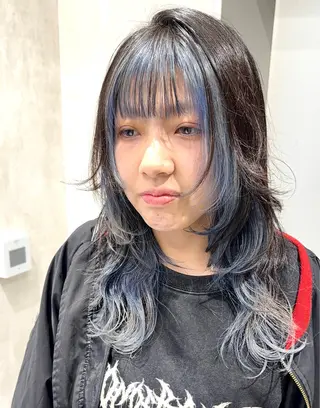 ミディアム カラー みな /天王寺/艶カラーのヘアスタイル