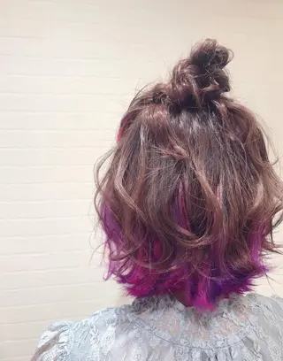 ミディアム ヘアアレンジ GRANLUSSO 〜グランルッソ駅前店所属・木口 嘉美のヘアスタイル