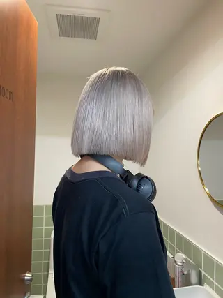 ミディアム カラー 似合わせカット/ ハイトーン/aoiのヘアスタイル