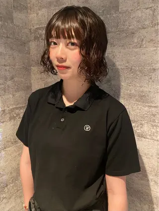 ショート カラー パーマ mai / linoah˚✧のヘアスタイル