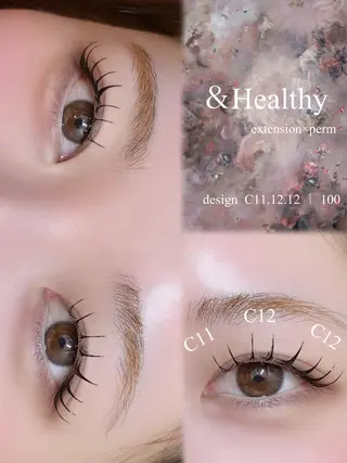 マツエク・マツパ CLALA Misakiのマツエク・マツパデザイン