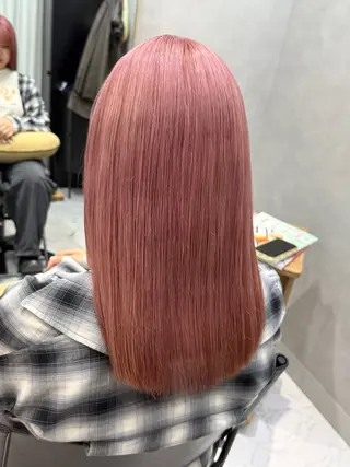 セミロング カラー 透明感カラー/パーマ 🌀アオノのヘアスタイル