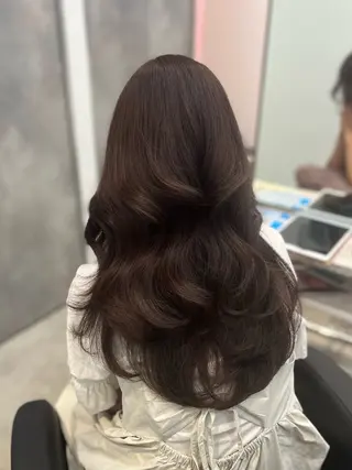 ロング のあ/カットモデル/ 縮毛矯正モデルのヘアスタイル