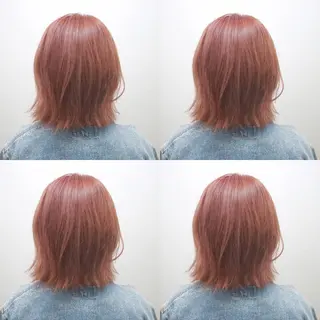 ミディアム カラー JILBLAN京都 ショート/ハイライトのヘアスタイル