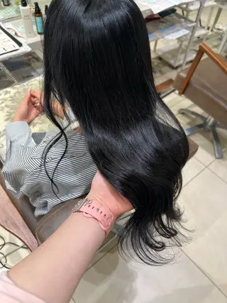 セミロング ダブルカラー/髪質 改善🫧池田優紀のヘアスタイル