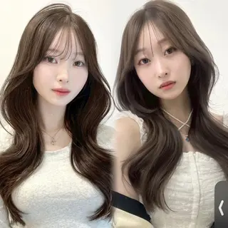 ロング カラー 🫧こだわり韓国ヘア CANDY横浜🫧のヘアスタイル