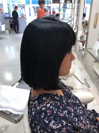 ミディアム 阿部 美咲のヘアスタイル