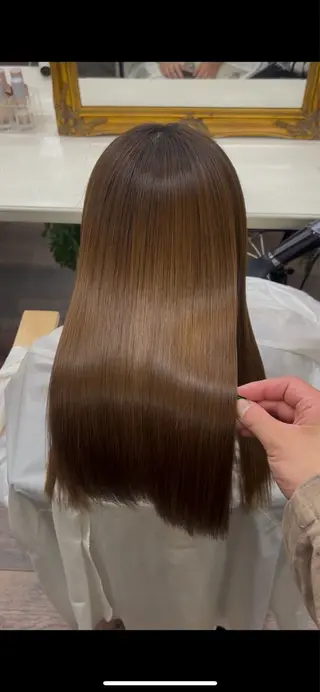 ロング 渋谷/原宿 カラー× トリートメント ｻﾜのヘアスタイル